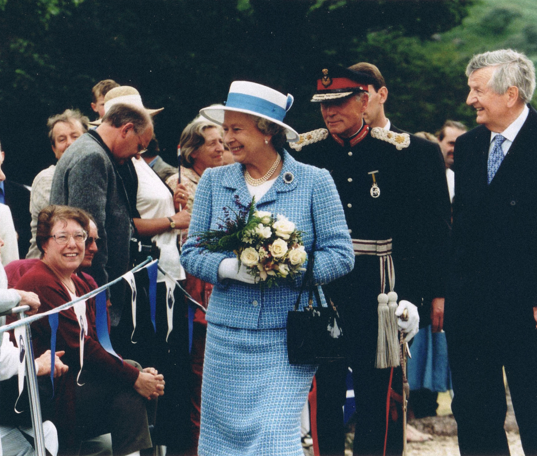 Her majesty the queen and harold currie 1997 timeline rebrand