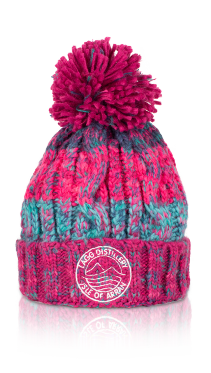 Winteer berries arran 2024 lagg distillery wool bobble hat 2 1000x1000 png 72dpi product detail rebrand