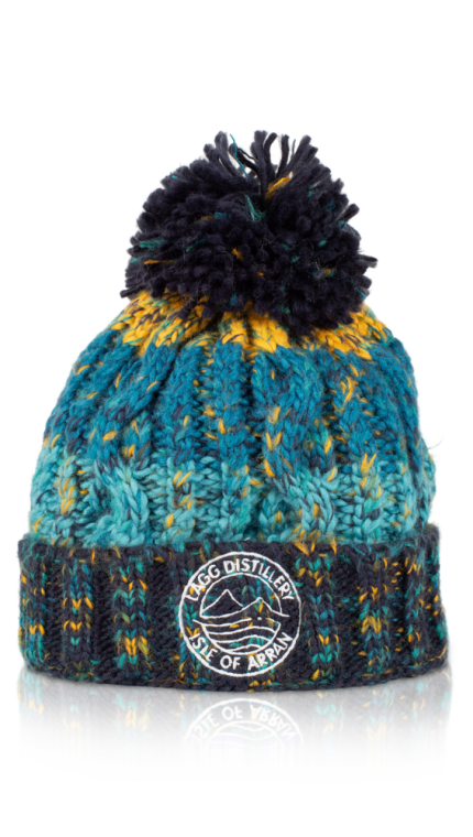 Marine splash arran 2024 lagg distillery wool bobble hat 5 1000x1000 png 72dpi product detail rebrand